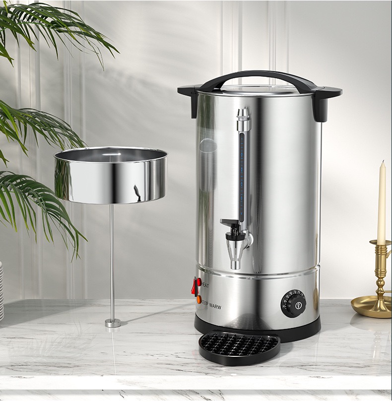 Heater Tank Large Size Cooking Pot With Controller Bubble Tea Insulated Container for Coffee Shop Milk  Insulation Bucket