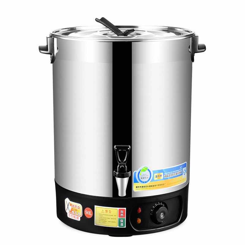 Large Stainless Steel Electric Water Boiler Kettle Commercial Kitchen Equipment for Restaurant Hotel Catering Direct Factory