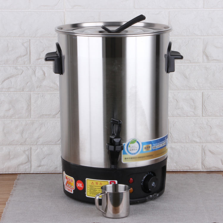 Commercial Large Electric Kettle  High Quality Temperature Control Coffee Urn Hot Water Boiler Drink Dispenser for Business