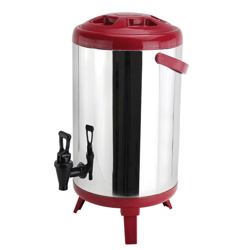 Stainless Steel Milk Tea Insulation Bucket  Coffee Beverage Dispensing Bucket 2025 Newest Bubble Tea Equipment  Drink Dispensers