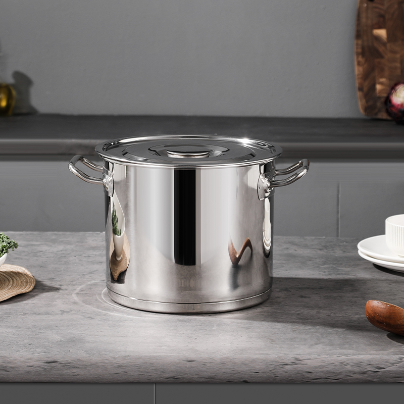 Hot Sales Restaurant Stainless Steel Stock Pot Industrial Big Soup Pot Commerical Large Cooking Pot for Sale