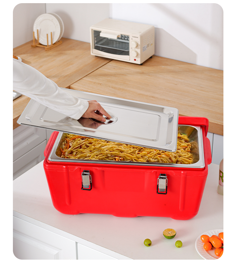 Catering Supplies Loading Insulated Food Pan Container Thermal Carrier Standard Insulated Pan Carrier Hot Box for Food