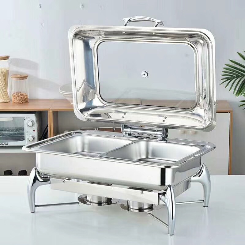 Catering Food Buffet Display Warmer Alcohol Stove Chafer Dish Buffet Set Food Warmers Buffet Chafing Dish