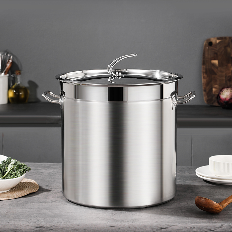 Restaurant Thickened Soup Pot Stainless Steel Stock Pot Big Pot for Commercial Cooking